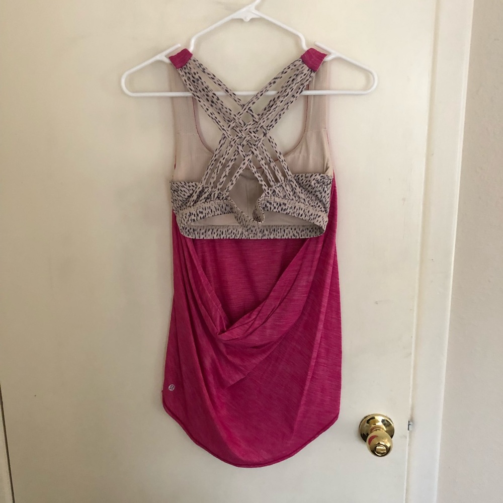 Lululemon open back tank top